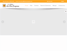 Tablet Screenshot of hotelcotesurprise.com